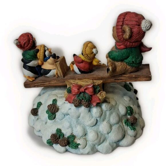 The San Francisco Music Box Co. Jingle Bell Rock Song and Moving See Saw - Picture 3 of 4